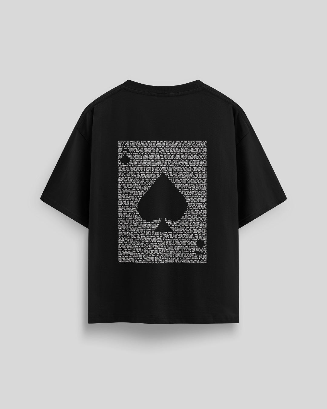 Poetic Spade Oversized Tees