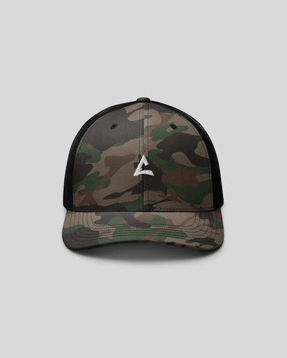 Camouflage trucker hat