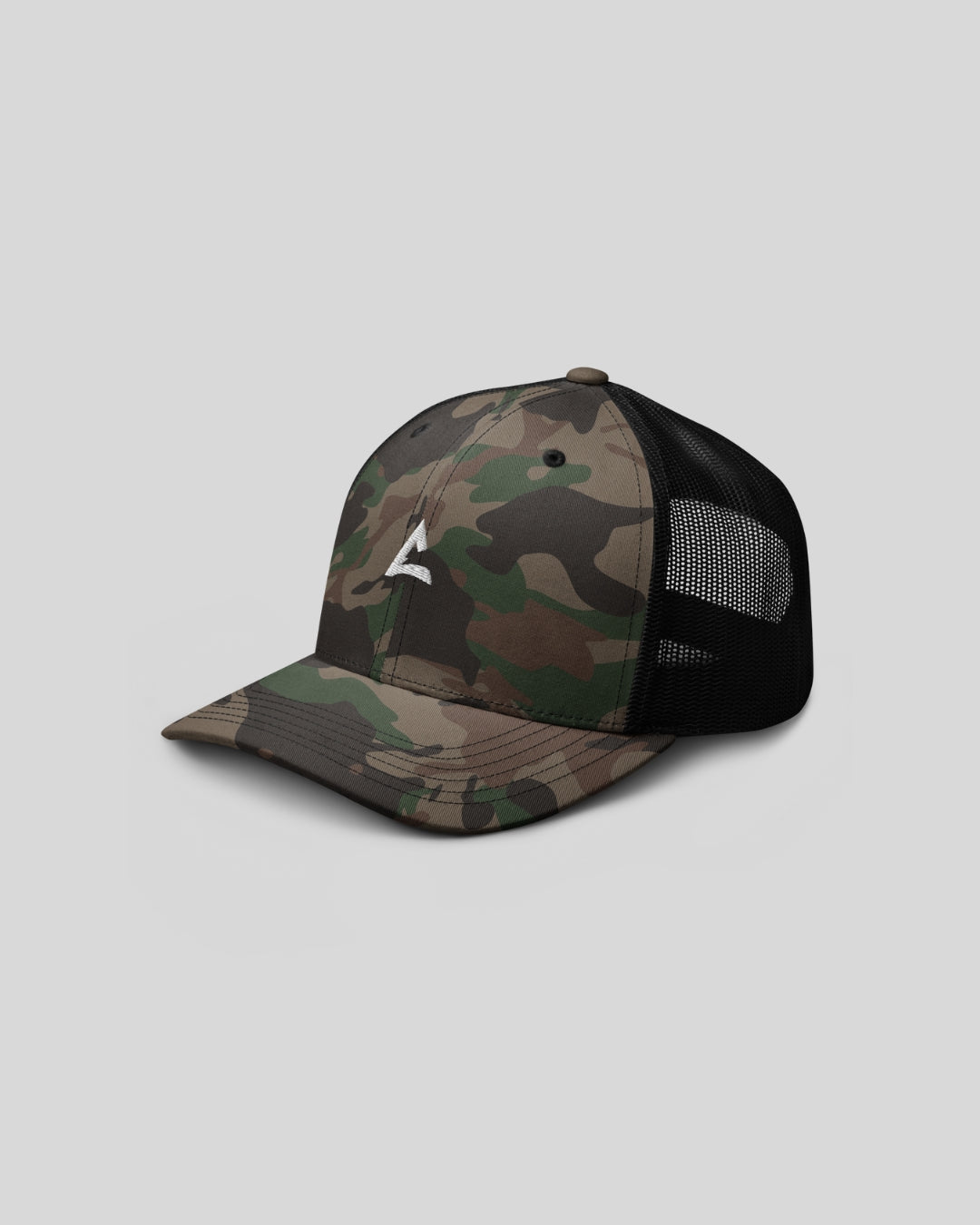Camouflage trucker hat