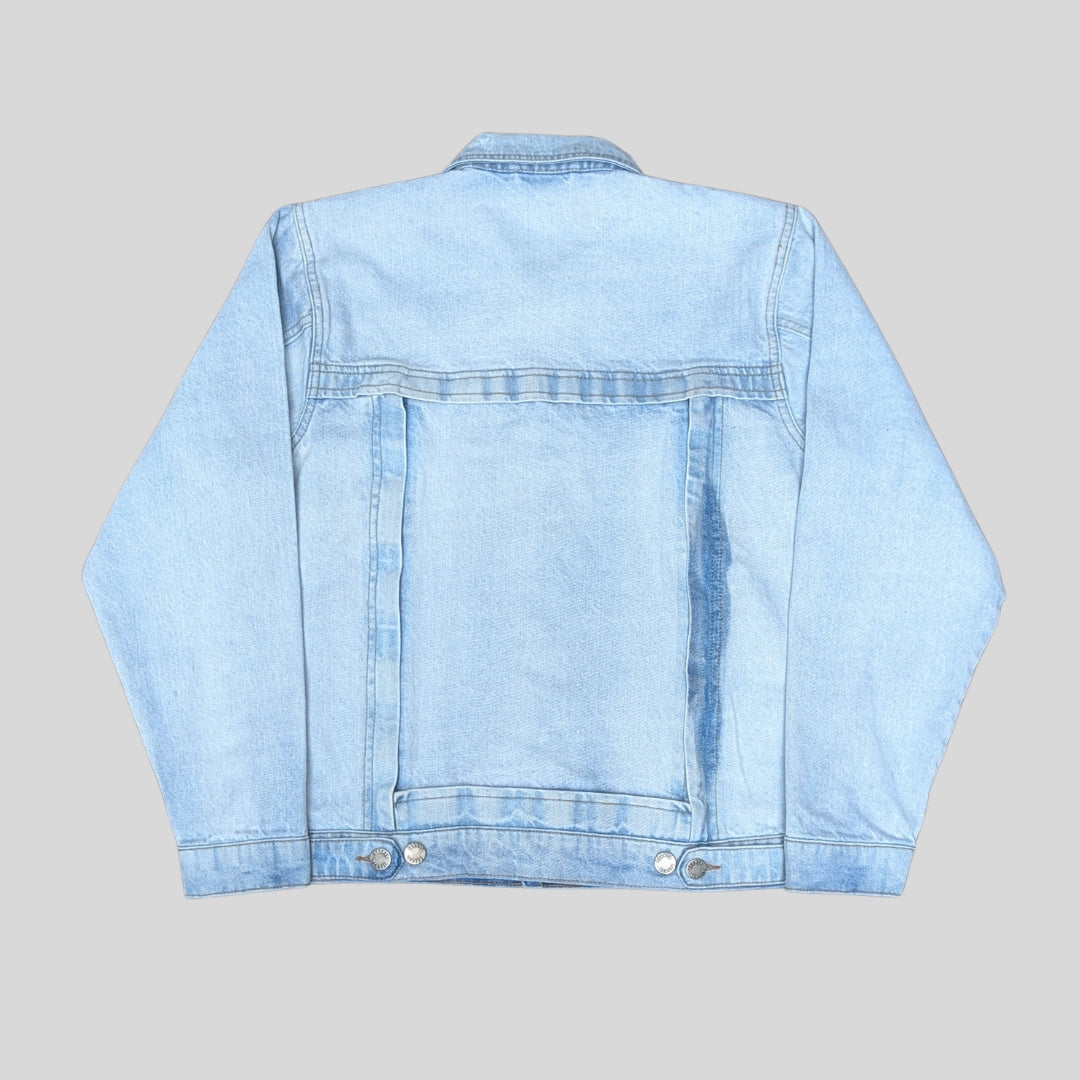 Bleached Wash Denim Jacket