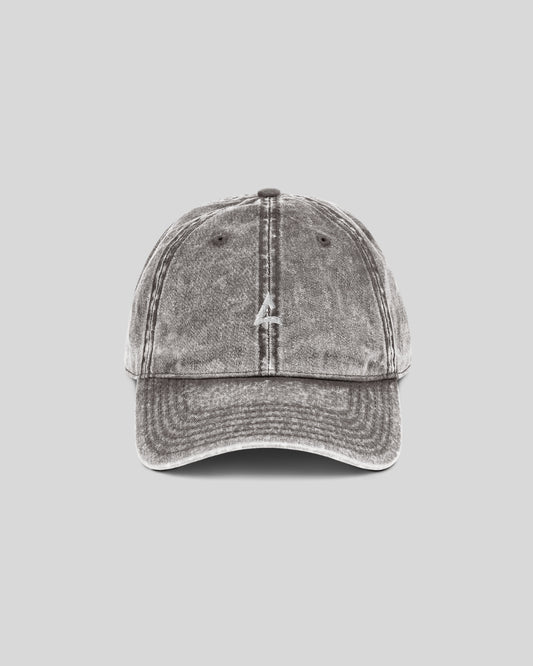 Vintage Cotton Twill Gray Cap