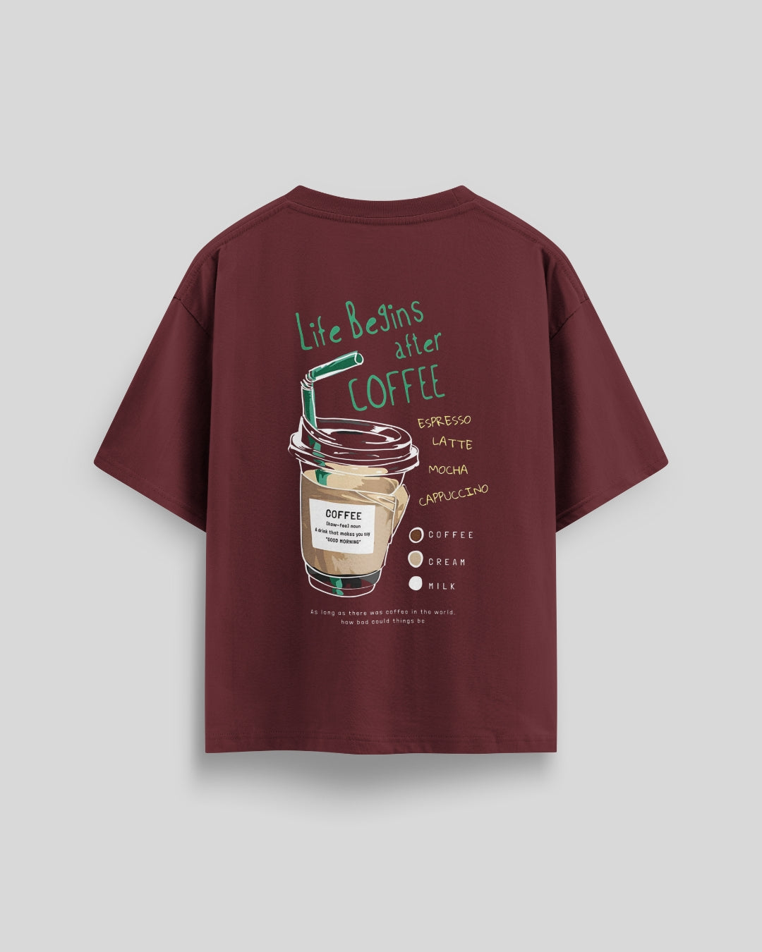Brewed Life-Oversized Tee