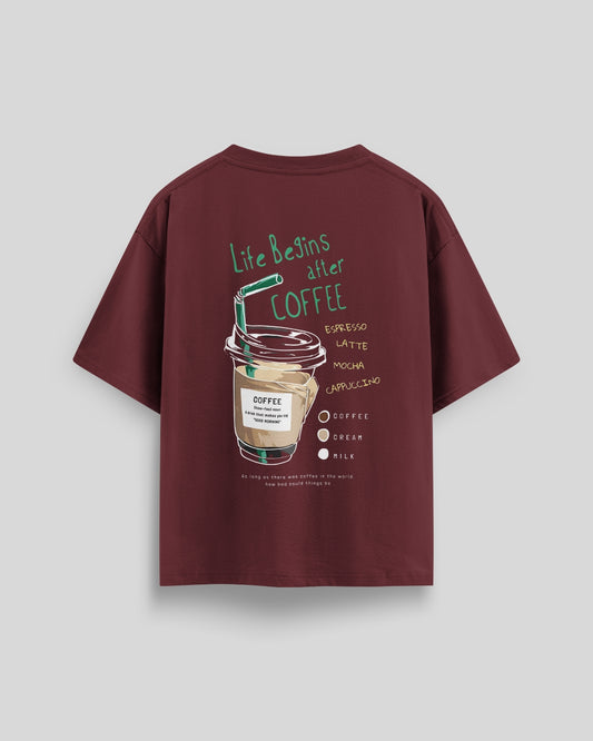 Brewed Life-Oversized Tee