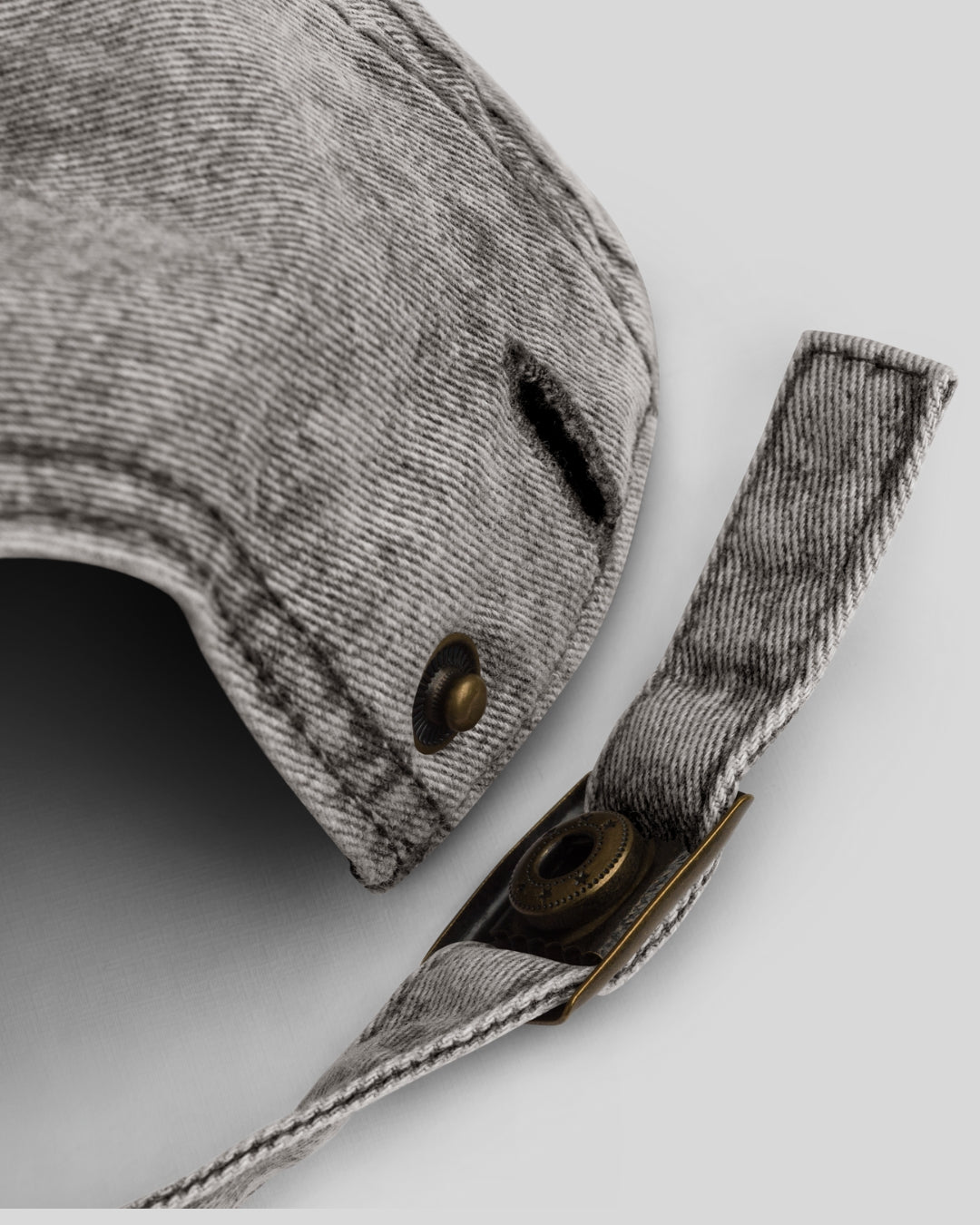 Vintage Cotton Twill Gray Cap