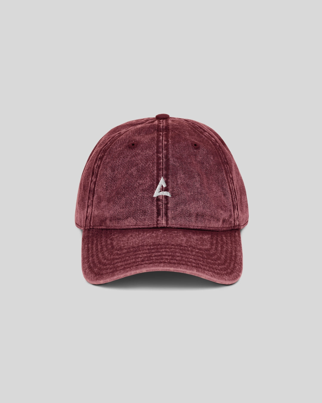 Vintage Cotton Twill Maroon Cap
