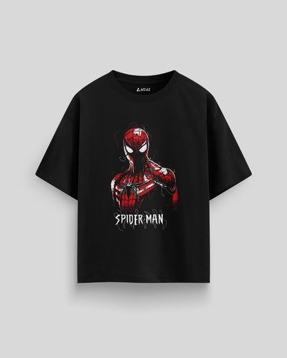 Web Power-The Spider Man - Over Sized Tees