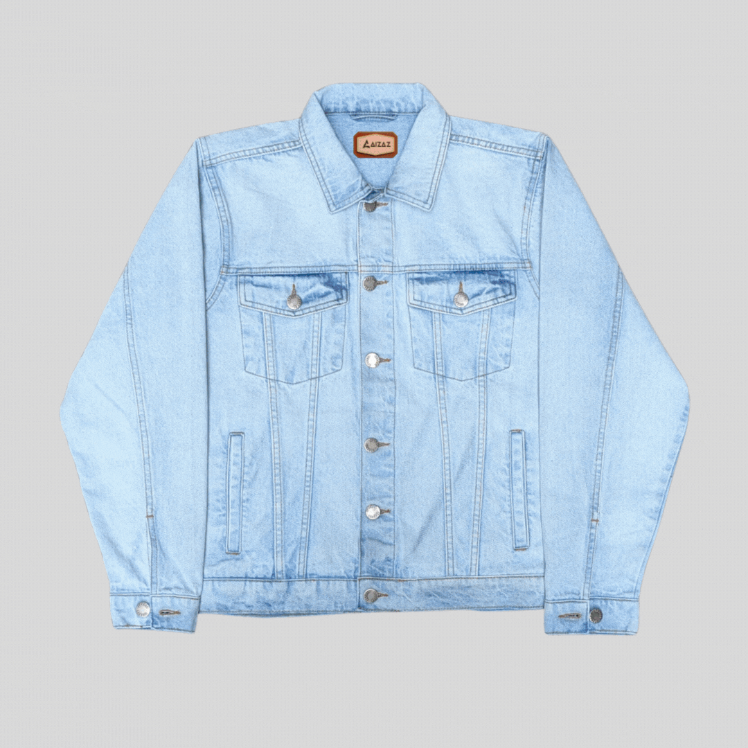 Bleached Wash Denim Jacket